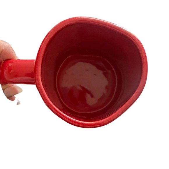 Rae Dunn Ceramic Mug Set - Red, White, and Teal - Picture 4 of 11